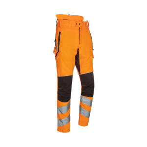 CHAINSAW TROUSERS SIP PROGRESS SAMOURAI HI-VIZ